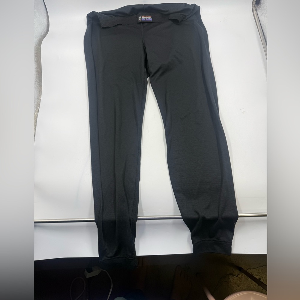 Patagonia Capilene Midweight Base layer Black Pants Size Lg